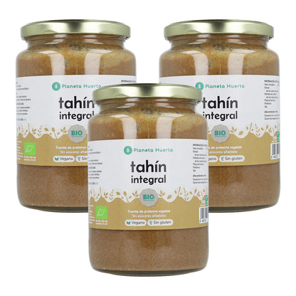Opakowanie 3x Tahin pełnoziarnisty ECO Planeta Huerto 700 g