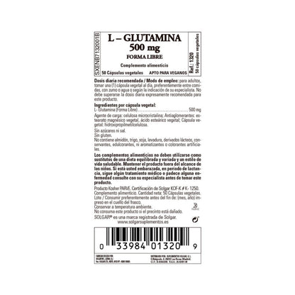 L-glutamina 50 kapsułek roślinnych