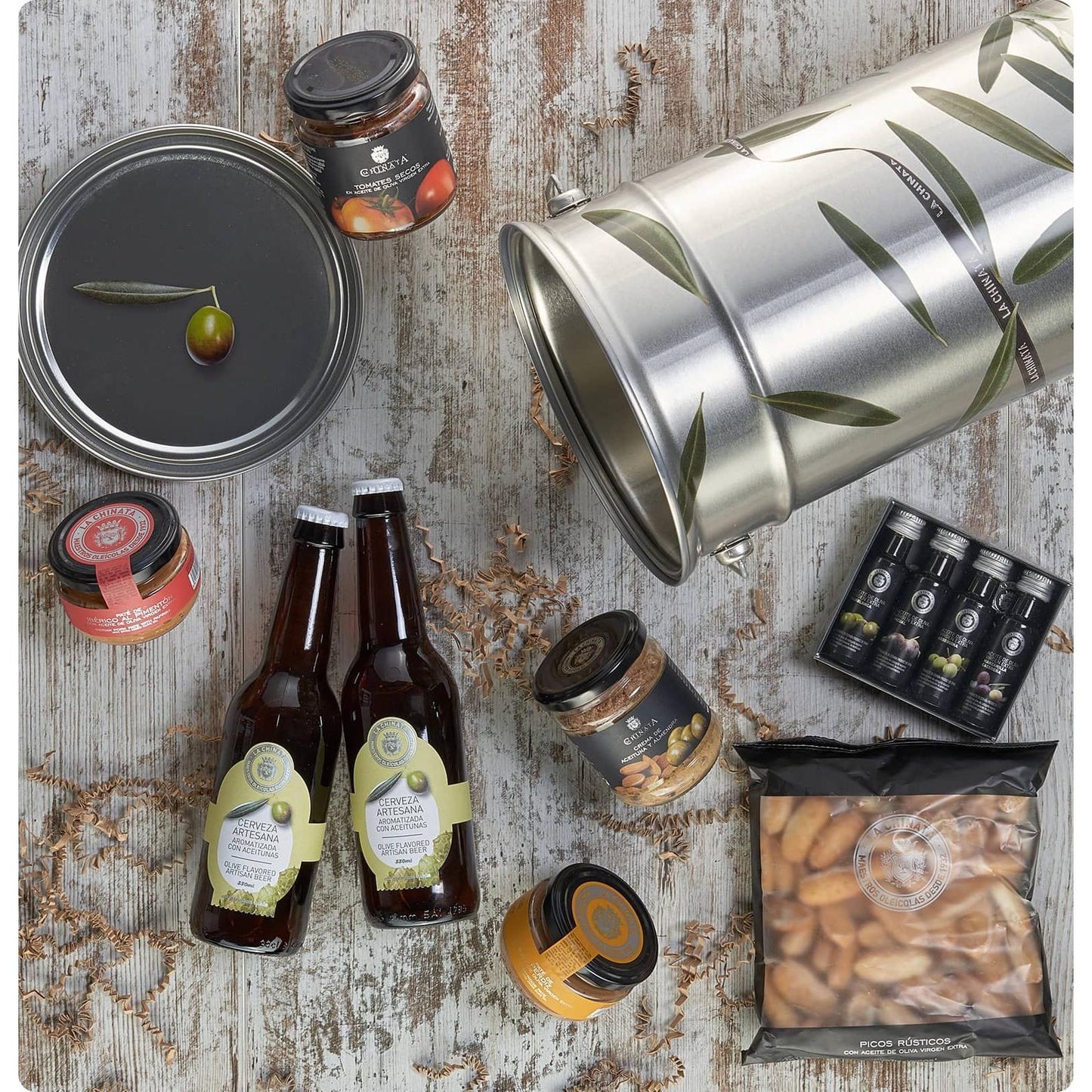 Estuche Regalo Cubo Picoteo La Chinata