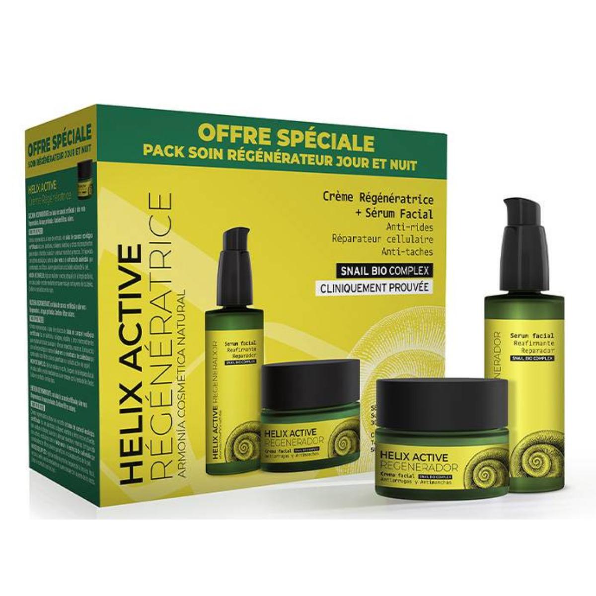 Zestaw Helix Active krem 50 ml + serum 30 ml. Armonía Cosmética Natural