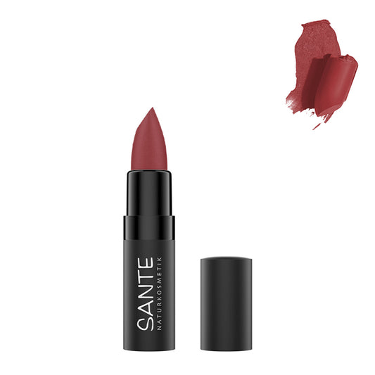 Velvet Red Matte Lipstick 05, Sante, 4.5 g