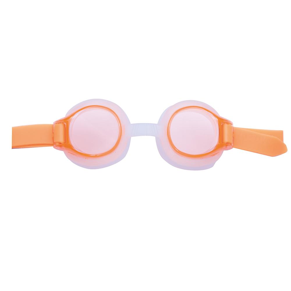Lunettes de natation junior FUNNY, double bande en silicone, monobloc
