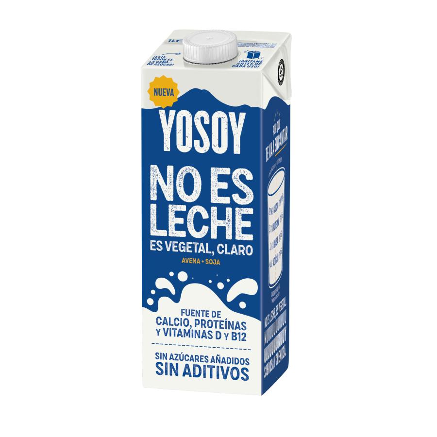 Pakket van 6 stuks YOSOY NO ES LECHE drank van haver en soja, glutenvrij YOSOY 1 l