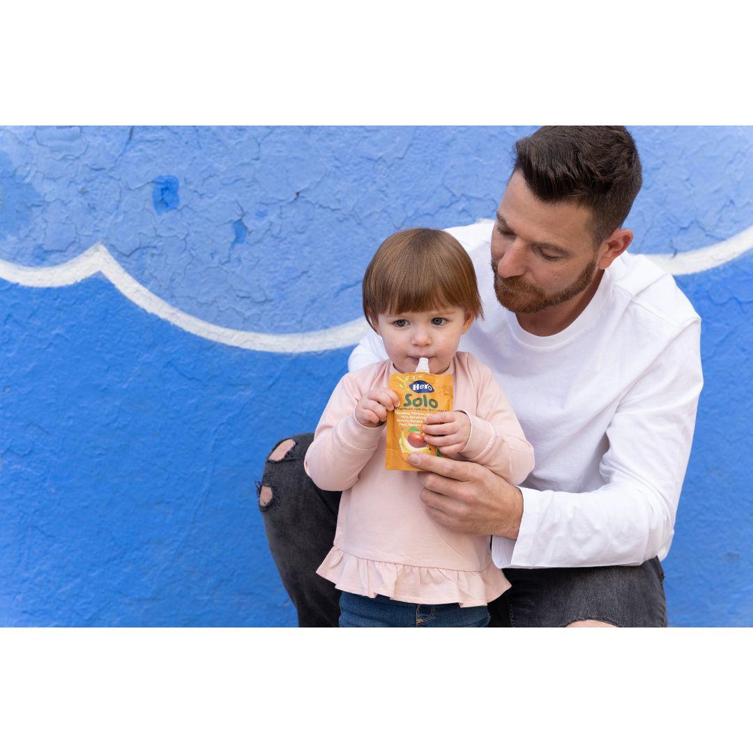 Sachet de pommes, bananes et carottes 100 % bio 100 g - Hero Solo