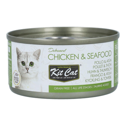 Kit Cat Tuna & Chicken Toppers 80 g Wet cat food in jelly