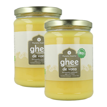 Lot de 2 sachets de ghee (beurre clarifié) ECO Planeta Huerto 500 g