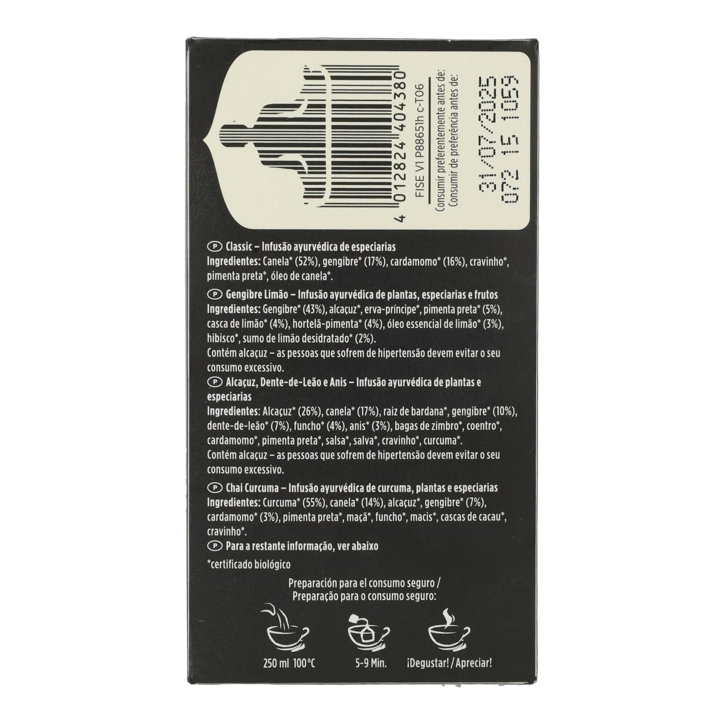 Yogi Tea BIO Selezione Ayurvedica 18 bustine assortite