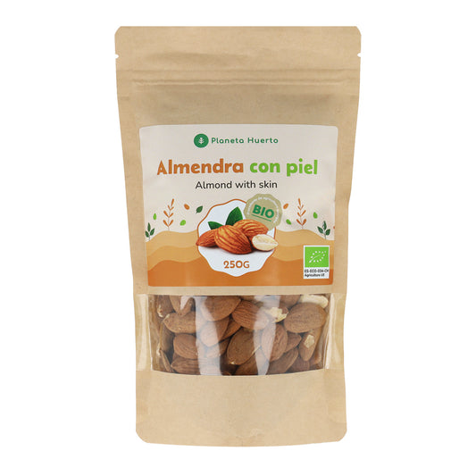 Amandes naturelles avec peau ECO Planeta Huerto 250 g