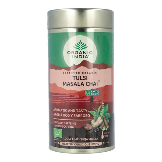 Tulsi och Masala Chai Organic India 100 g