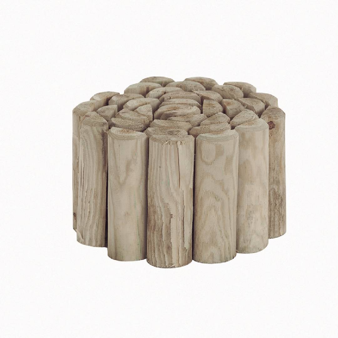 Houten rand 200x40xø5 cm Talos Roll Nortene