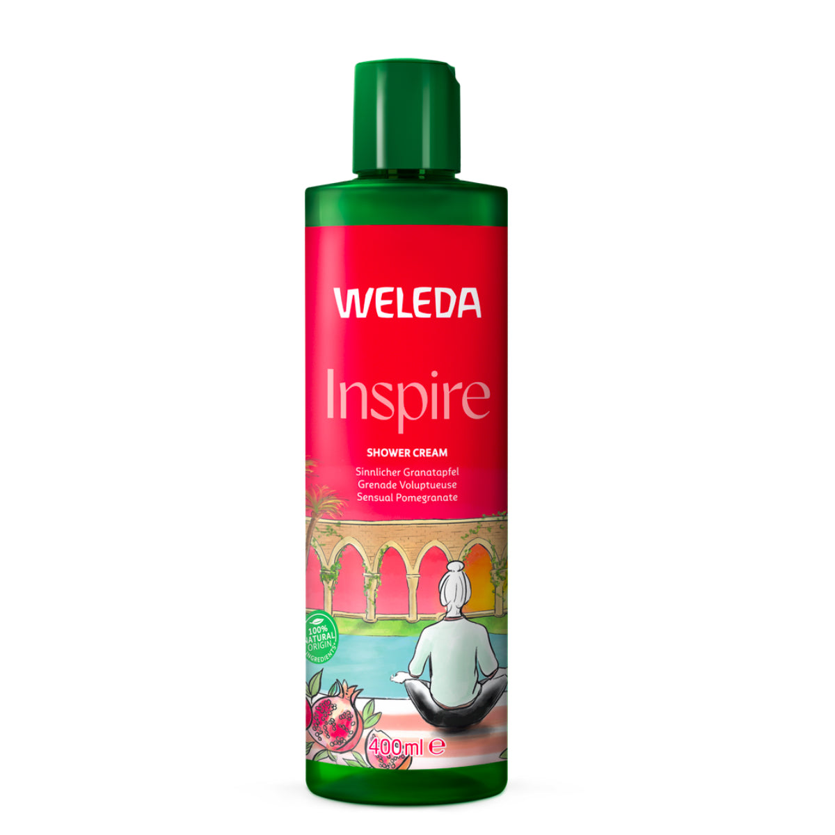 Kremowy żel pod prysznic Inspire Granat Weleda 400 ml