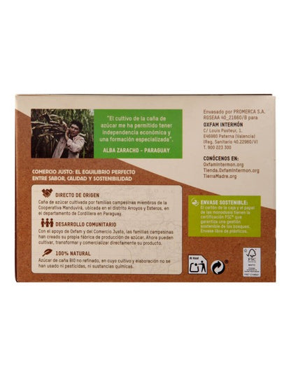 Jednorazowe saszetki z cukrem trzcinowym Bio Tierra Madre 60 saszetek