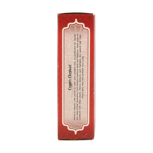 Teinture châtain cuivré Henné en poudre Radhe Shyam 100 g