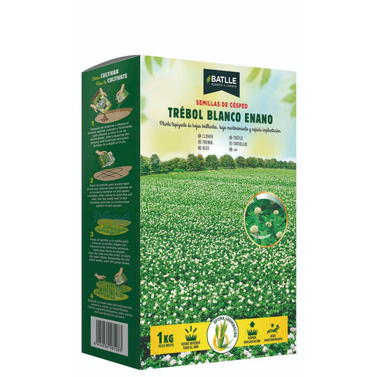 Semillas trébol enano blanco repens Batlle 1 kg