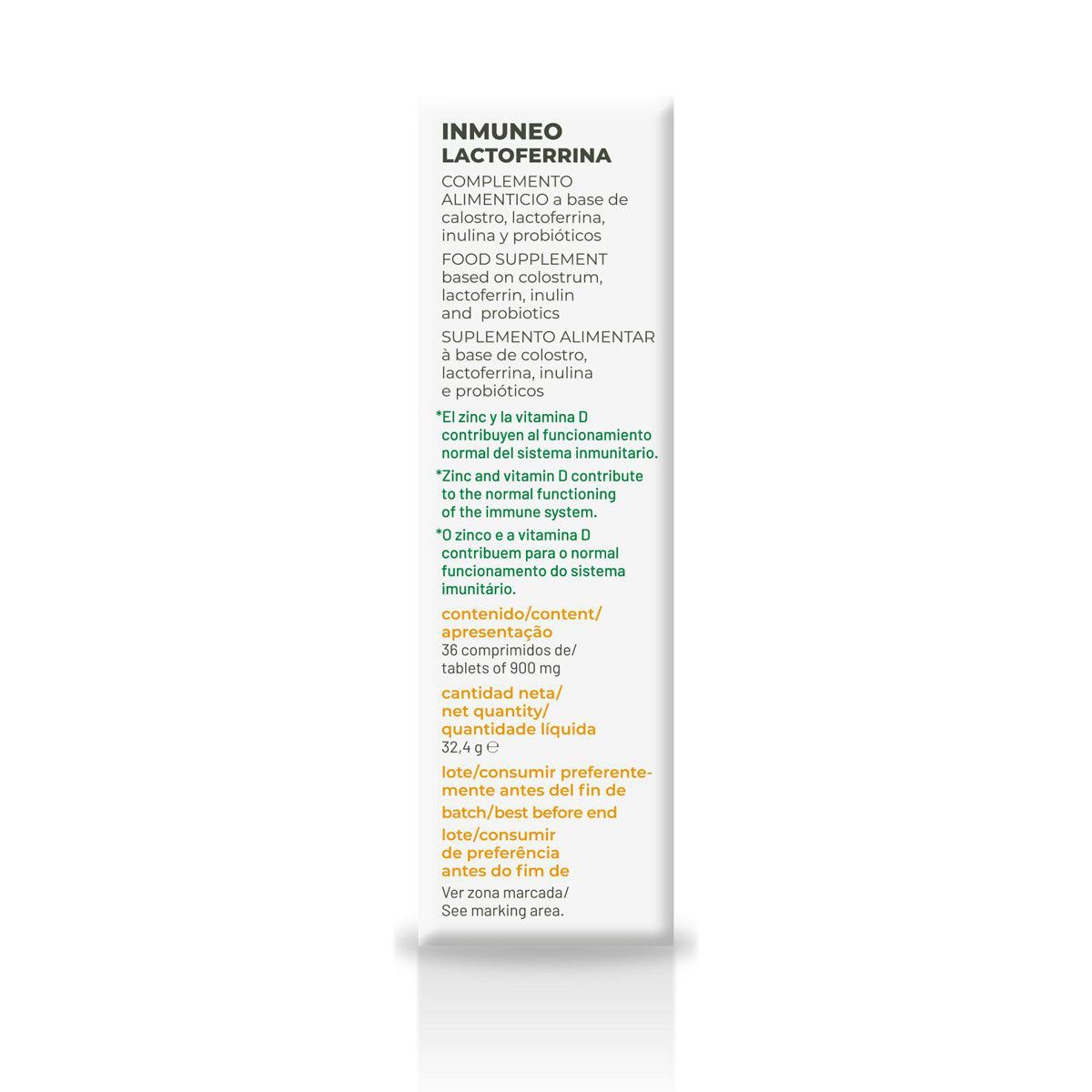 Immune lactoferrine, Soria Natural