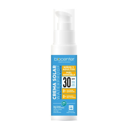 High protection UVA SPF 30 organic, vegan, nanoparticle-free sun spray 125 ml