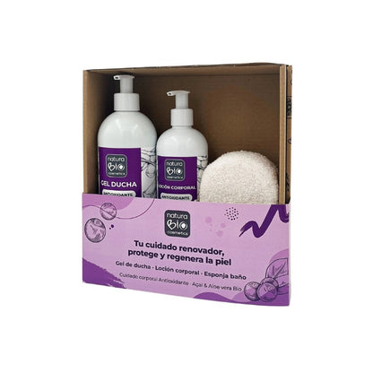 Pack Noël Hygiène et soins corporels Antioxydant + Cadeau coffret NaturaBIO Cosmetics