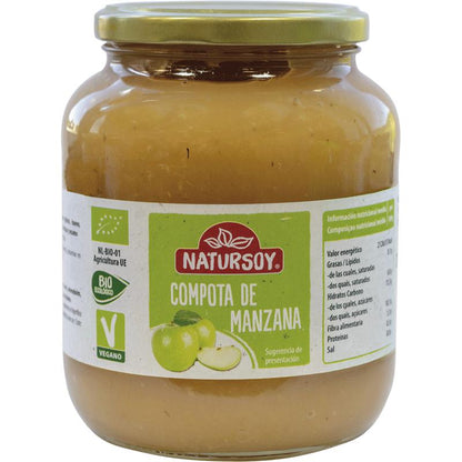 Compota de manzana ECO Natursoy 720 ml