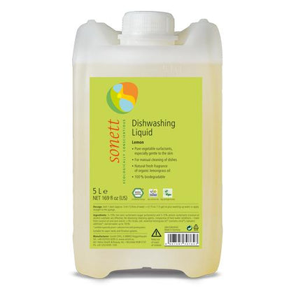 Liquide vaisselle à la main citron Sonett 5 L