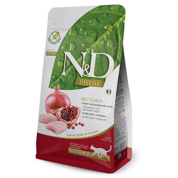 ND Prime Neutred kip Kattenvoer voor gecastreerde katten Farmina 300 g