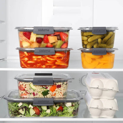 Średni pojemnik hermetyczny Sistema Brillance 920 ml