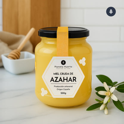 Rå apelsinblomshonung Planeta Huerto 500 g