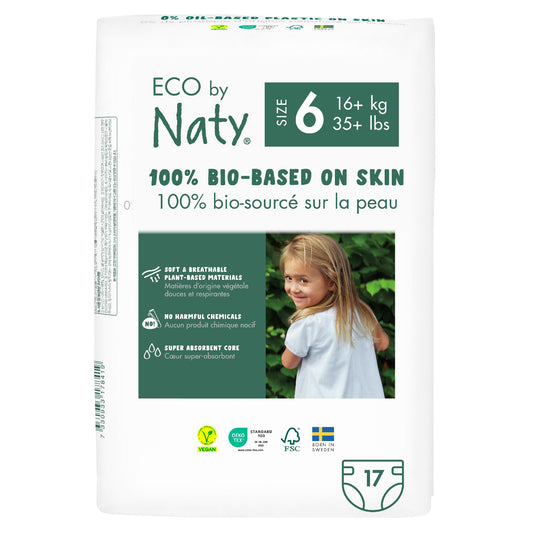 Blöja nr 6 Naty 16+ kg, 17 st