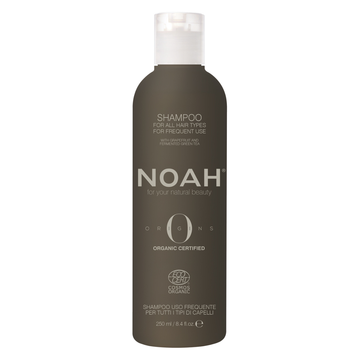 Shampoo biologico Cosmos per uso frequente Noah 250 ml