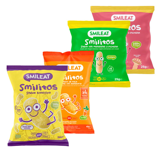 Mixpakket Smilitos BIO Smileat 4 zakjes