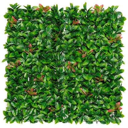 Synthetische verticale tuin Lauro rojo Nortene 1x1 m