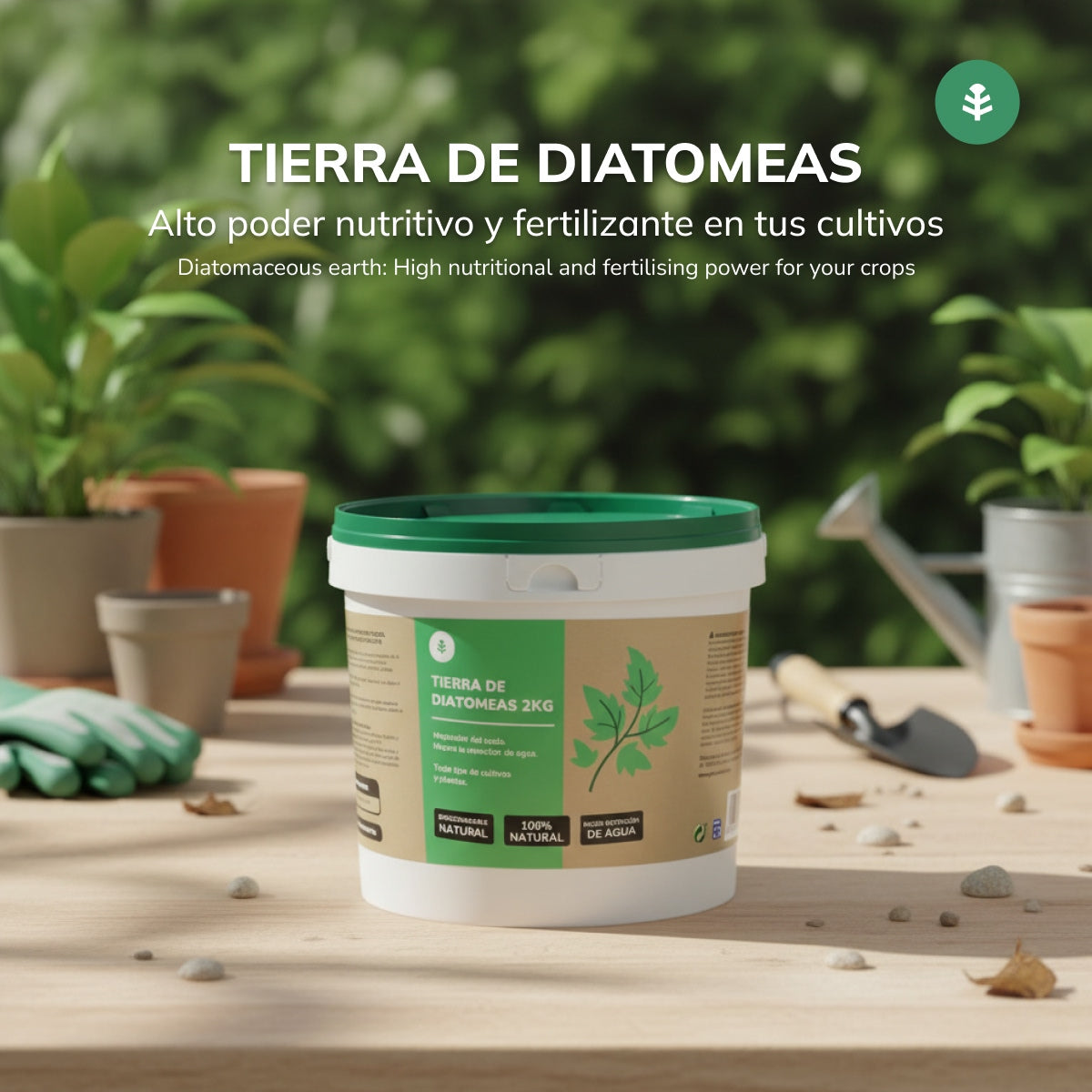 3er-Pack Kieselgur Planeta Huerto 2 kg