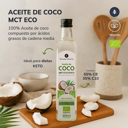 Olej kokosowy keto MCT ECO Planeta Huerto 500 ml