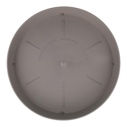 Teller-Blumentopf Tes taupefarben D 14 x 2