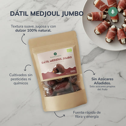 Jumbo medjoul dadels ECO Planeta Huerto 1 kg