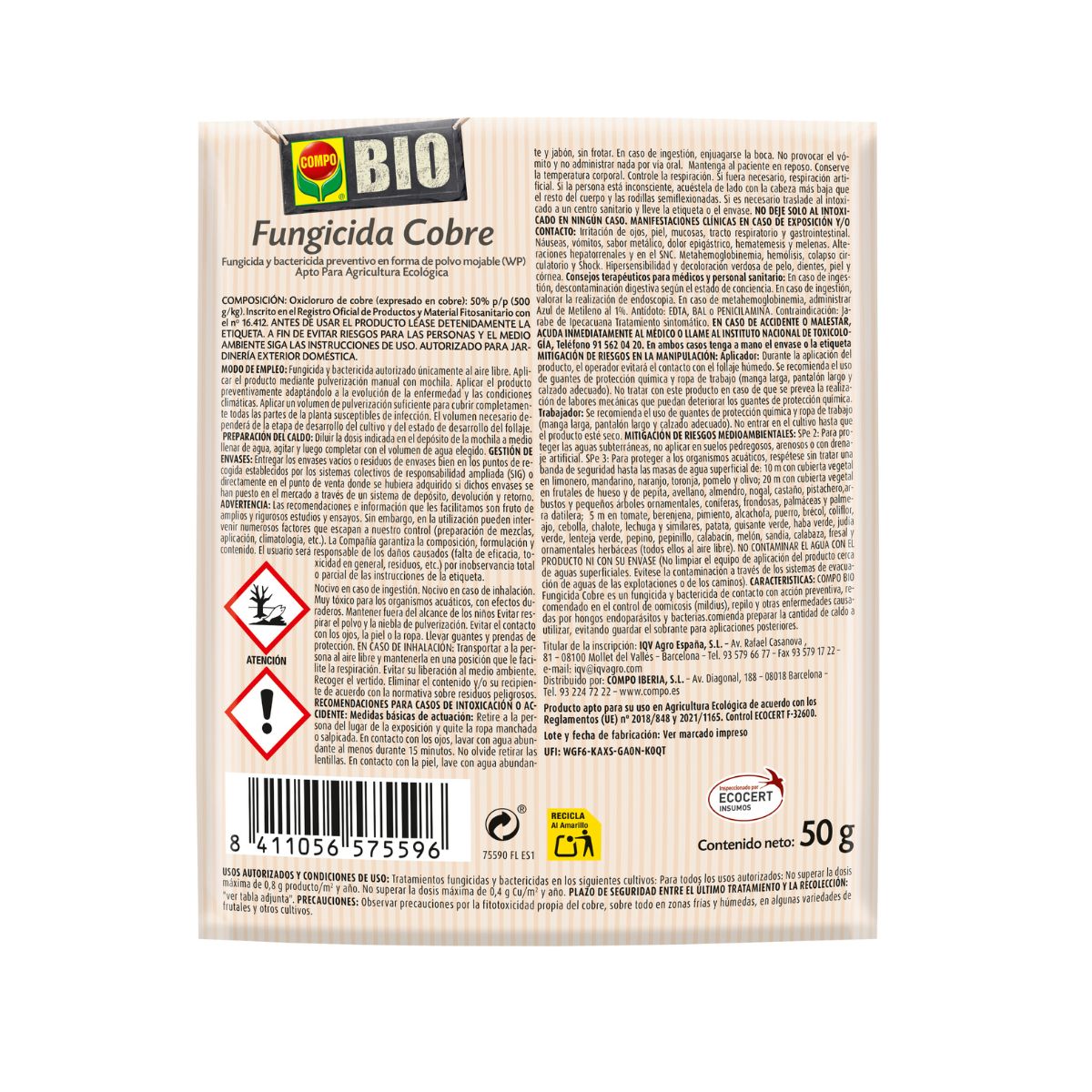 Compo Bio Fungicide Koper  250 g