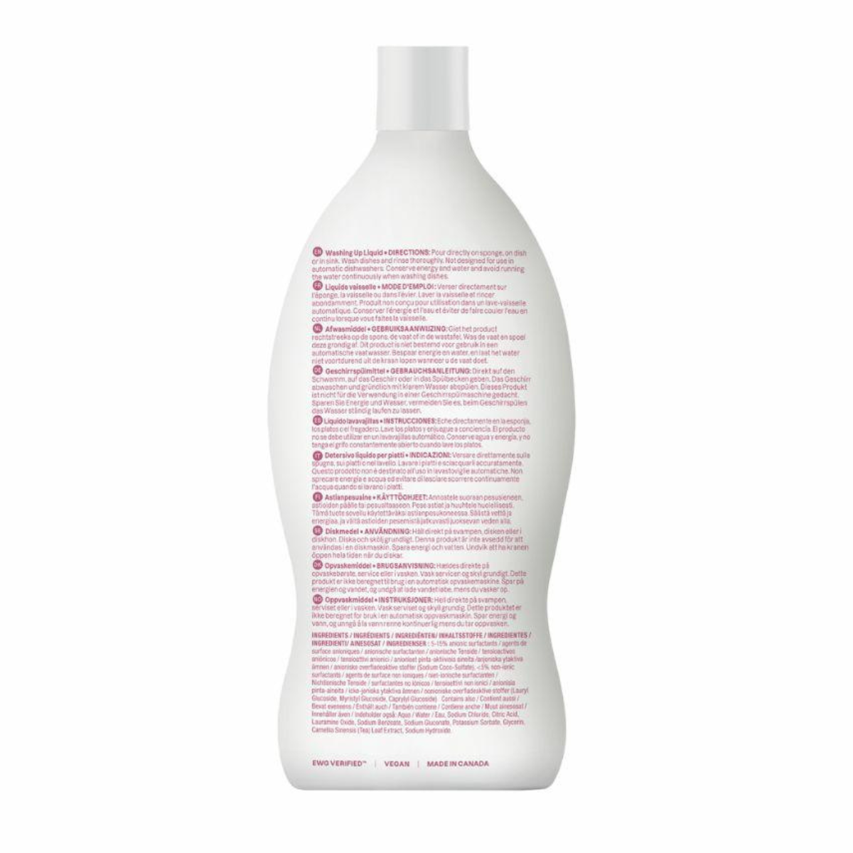 Liquide vaisselle et nettoyant pour biberons sans parfum, Attitude, 700 ml