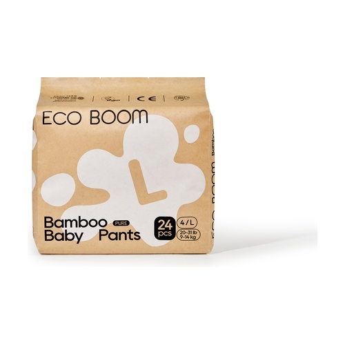 Pantaloni in bambù Pure Ecoboom taglia L 24 pezzi