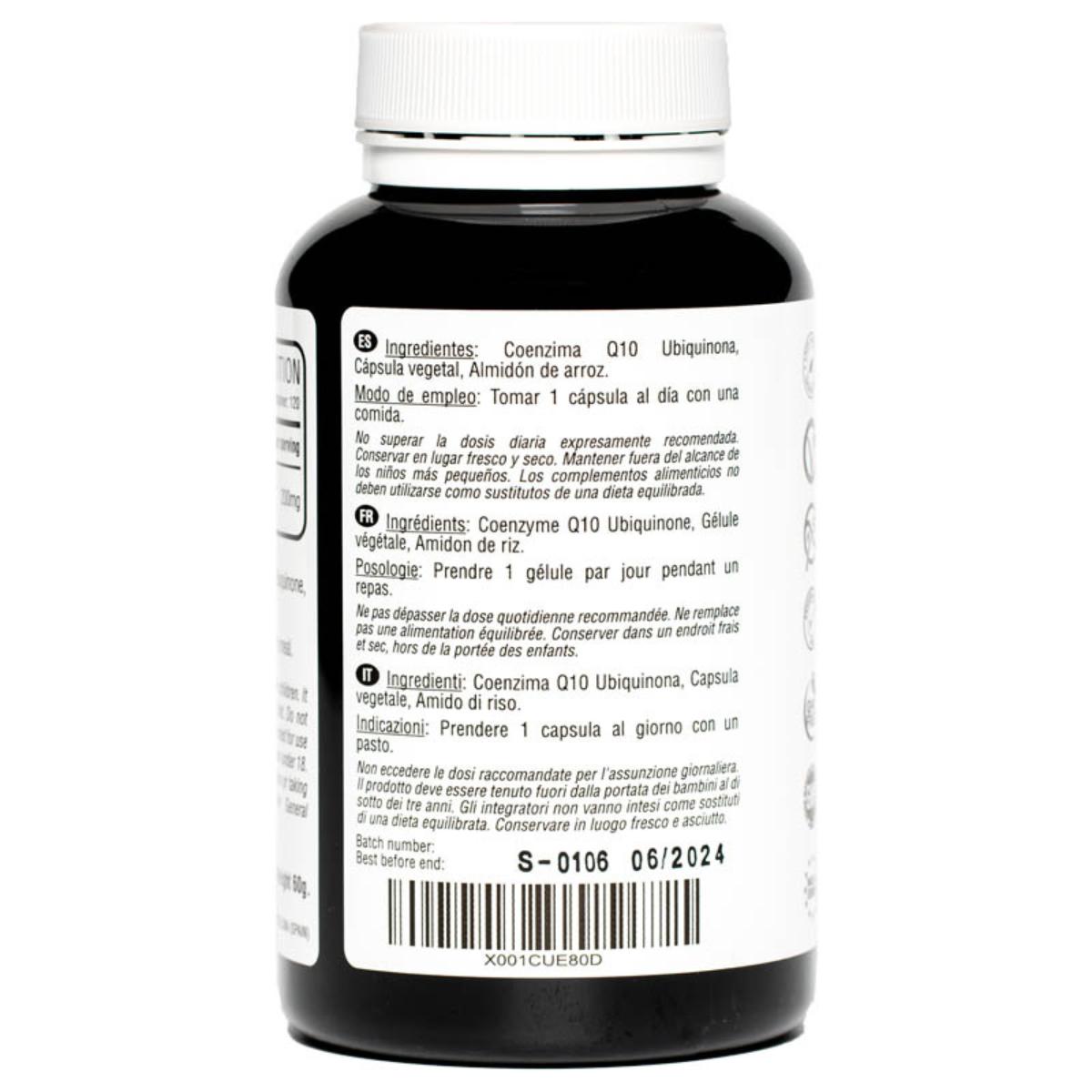 Coenzima Q10 200 mg 120 capsule vegane Hivital