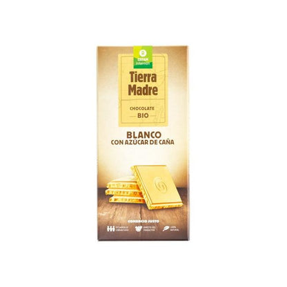 Witte chocolade met biologische rietsuiker Tierra Madre Oxfam Intermón 100 g