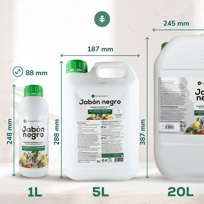 Sapone potassico Nero Planeta Huerto 5 L