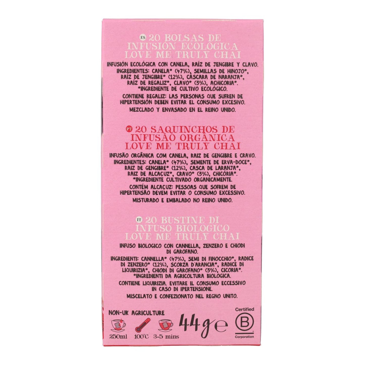 Bio-Kräutertee Love Me Truly Cupper 20 Beutel