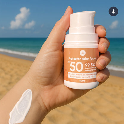 100% minerale zonnebrandcrème voor het gezicht SPF50 Planeta Huerto 50 ml