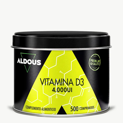 Vitamine D3 4000 UI Aldous Bio 500 comprimés