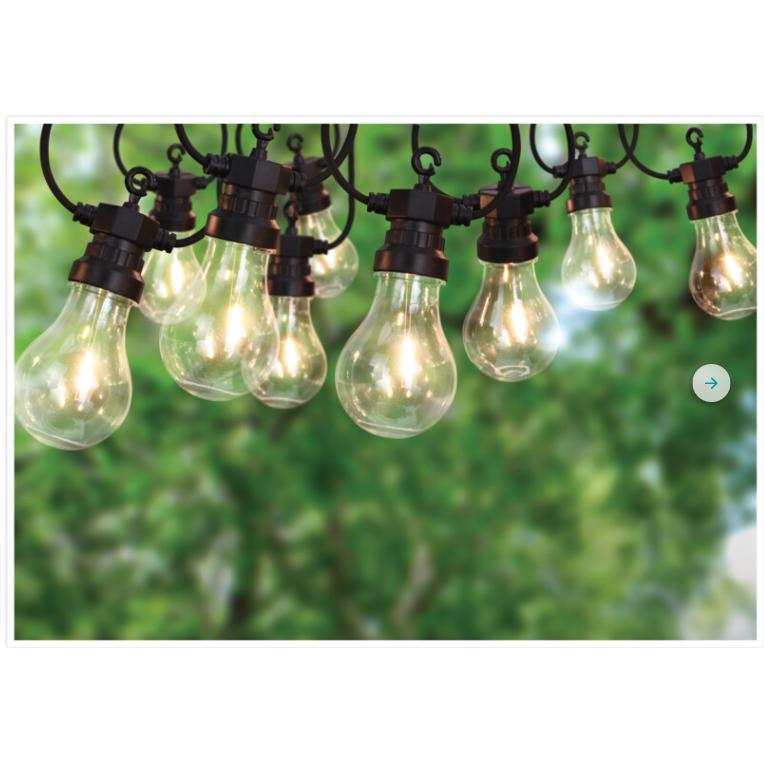 LED-girland 10 lampor Vit