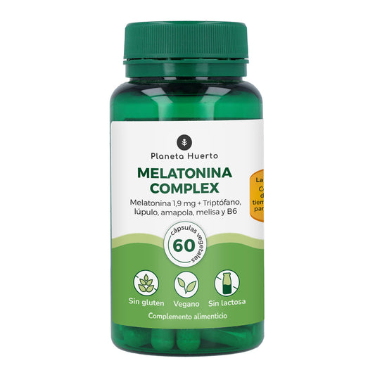 Complesso di melatonina Planeta Huerto 60 capsule