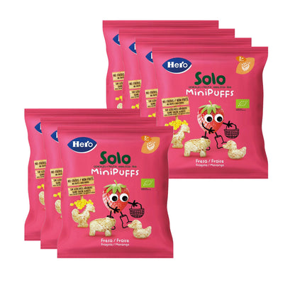 Confezione da 7 snack alla fragola Eco 18 g - Hero Solo