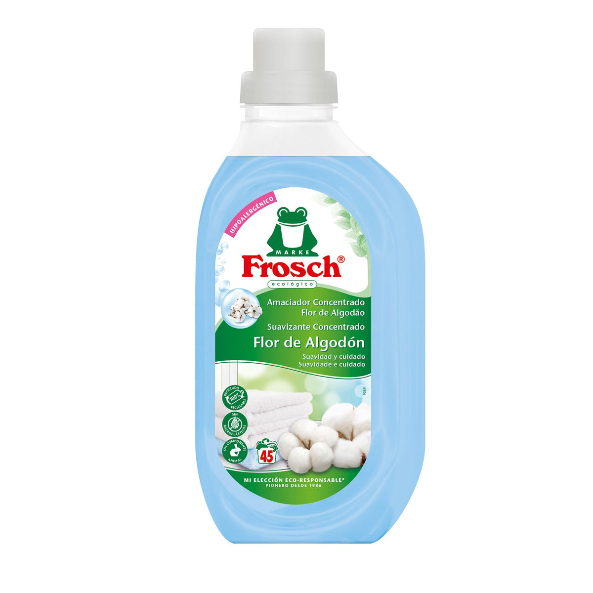 Weichspüler Flor Algodón Frosch 900 ml
