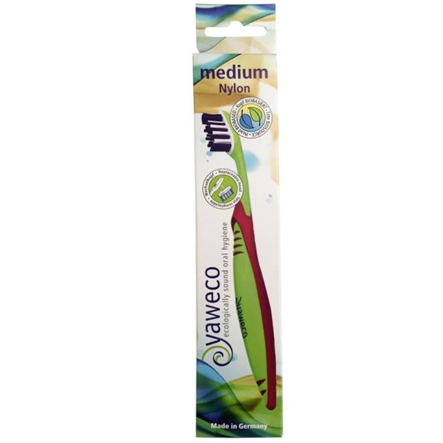 Nylon tandenborstel Medium Yaweco