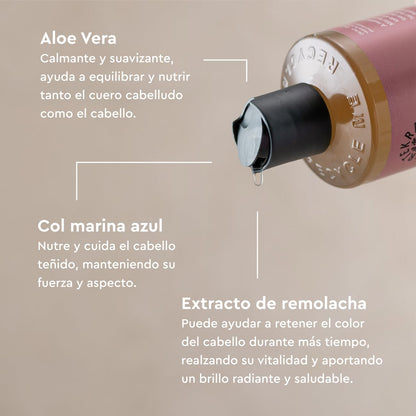 Soft Wild Rose Color shampoo Urtekram, 500 ml