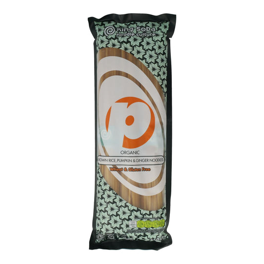 Volkoren rijstnoedels, pompoen en gember King Soba 250 g